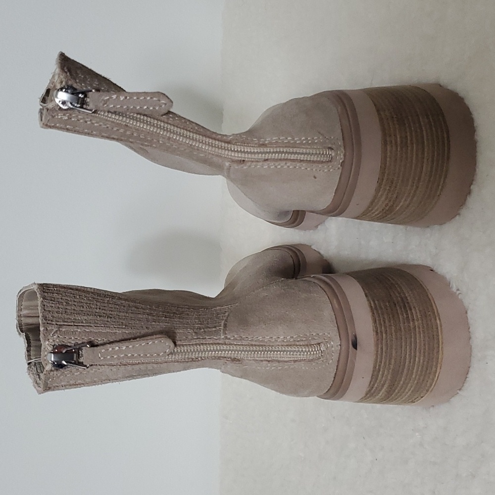 Dolce Vita Martey H2O Taupe Suede Waterproof Boot, 7 - Picture 4 of 16